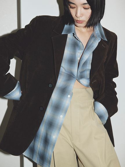 MIESROHE ミースロエ 五分袖ジャケット グレー サイズ1 MIESROHE]五分袖ジャケット | KOBUNSHA SELECT SHOP | [MIESROHE