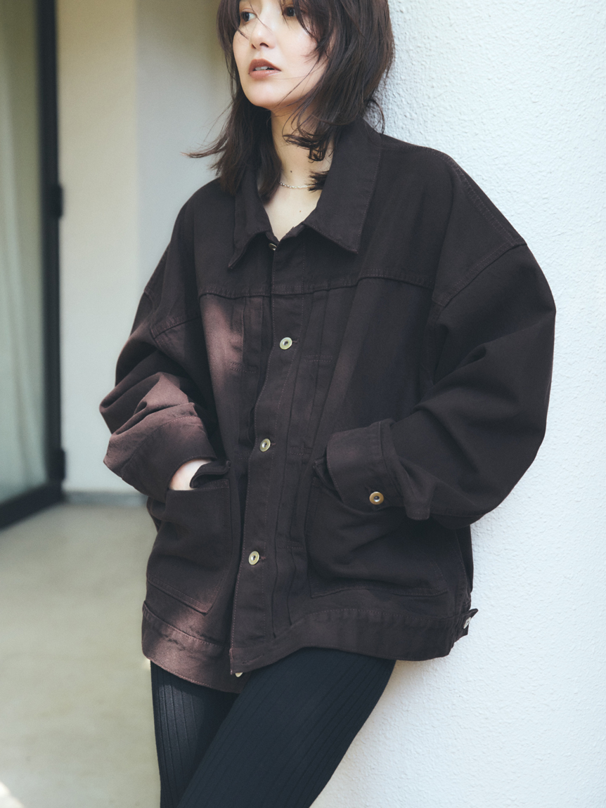 【大幅値下げ】Mr.Creape 黒 デニムジャケット 大幅値下げ】Mr.Creape 黒 デニムジャケット