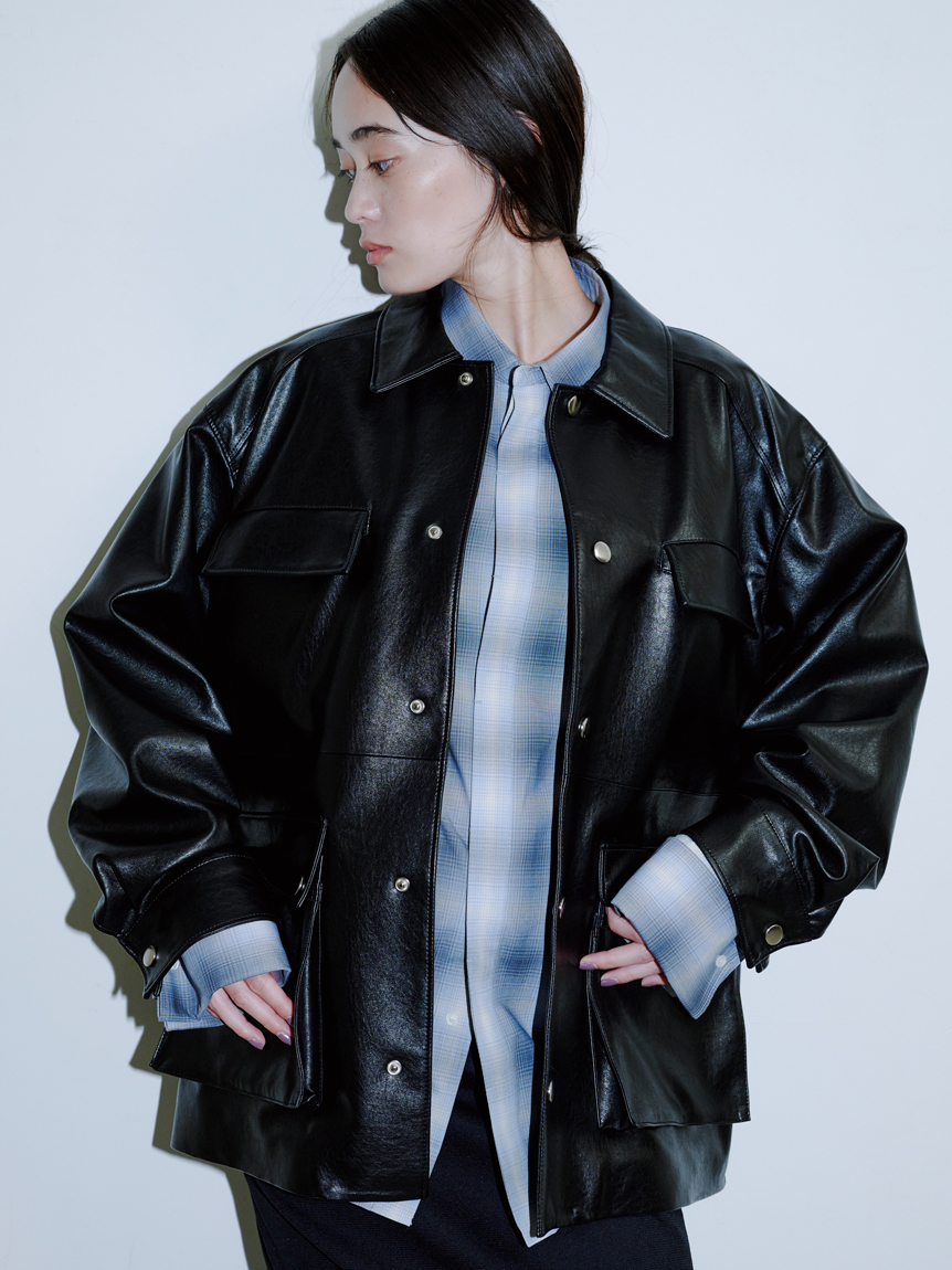 ステンカラーカバーオール