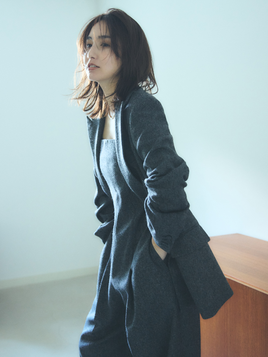 ツィードダブルブレストジャケット(テーラードジャケット)｜アウター