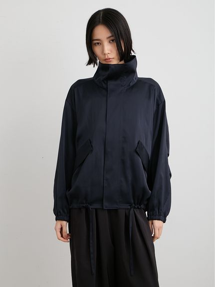 接触冷感】サテンドロストブルゾン(ブルゾン)｜アウター｜MIESROHE