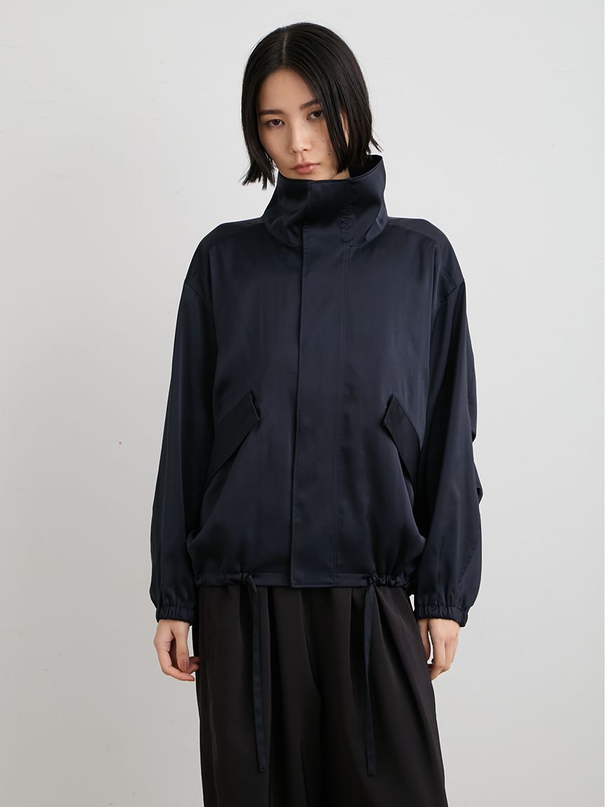 サテンドロストブルゾン