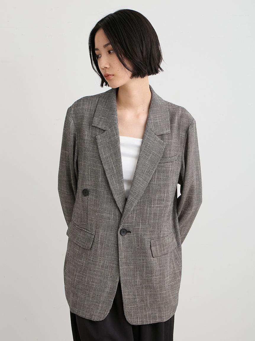 からみ織り2WAYジャケット(テーラードジャケット)｜アウター｜MIESROHE