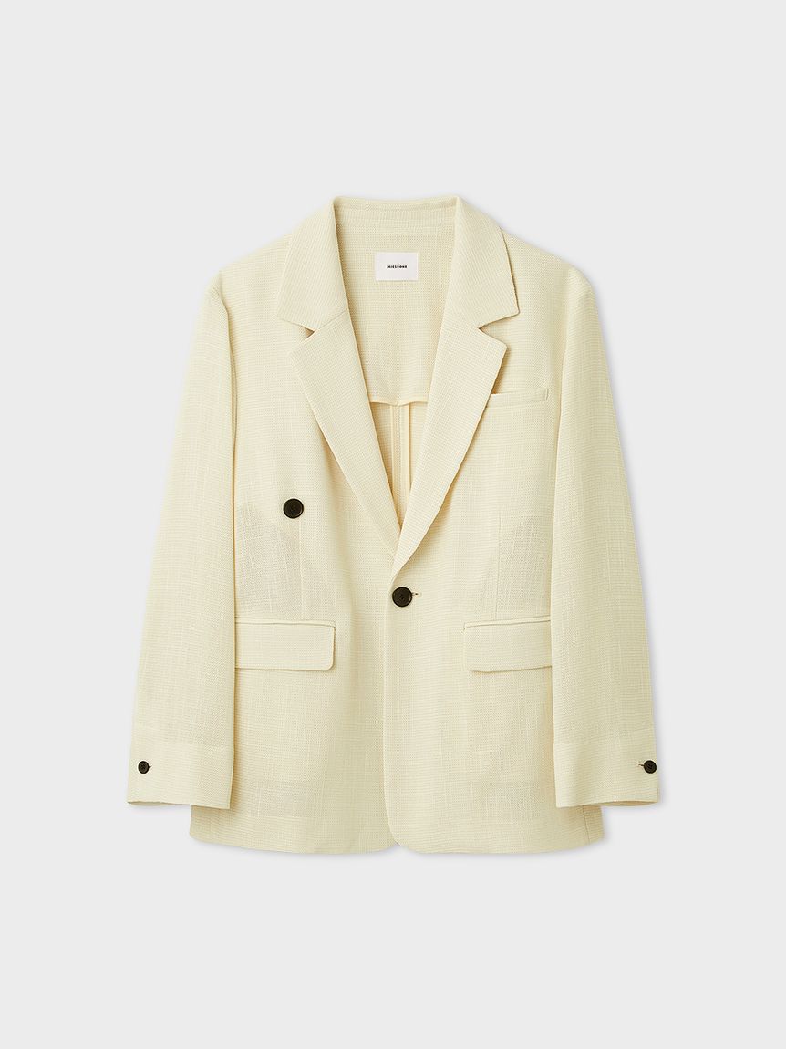 からみ織り2WAYジャケット(テーラードジャケット)｜アウター｜MIESROHE