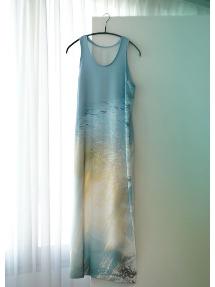 ワンピース STAMP ART LAYERED DRESS ワンピース STAMP ART LAYERED DRESS Art Print Layered Dress