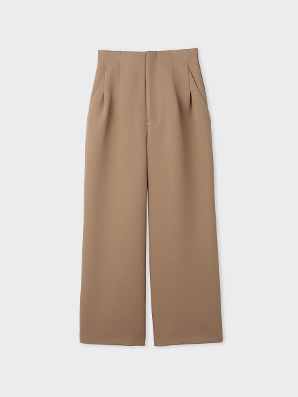 washable sustainable ハイウエストパンツ(ロングパンツ)|パンツ