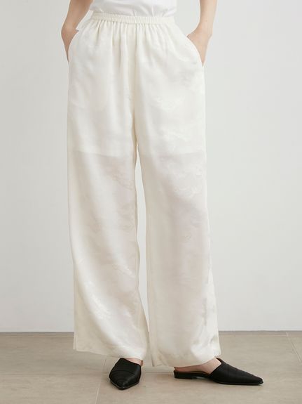 cloudyジャガードイージーパンツ(ロングパンツ)｜パンツ