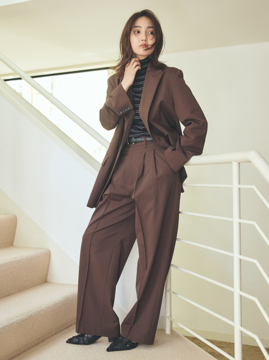 リラクシー2タックマニッシュPT(ワイドパンツ)｜パンツ｜MIESROHE