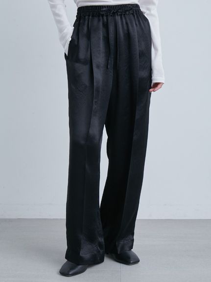 新品【MIESROHE ミースロエ】ワイド　ハーフ パンツ　ガウチョ　タック　黒 パンツ｜MIESROHE（ミースロエ）公式サイト
