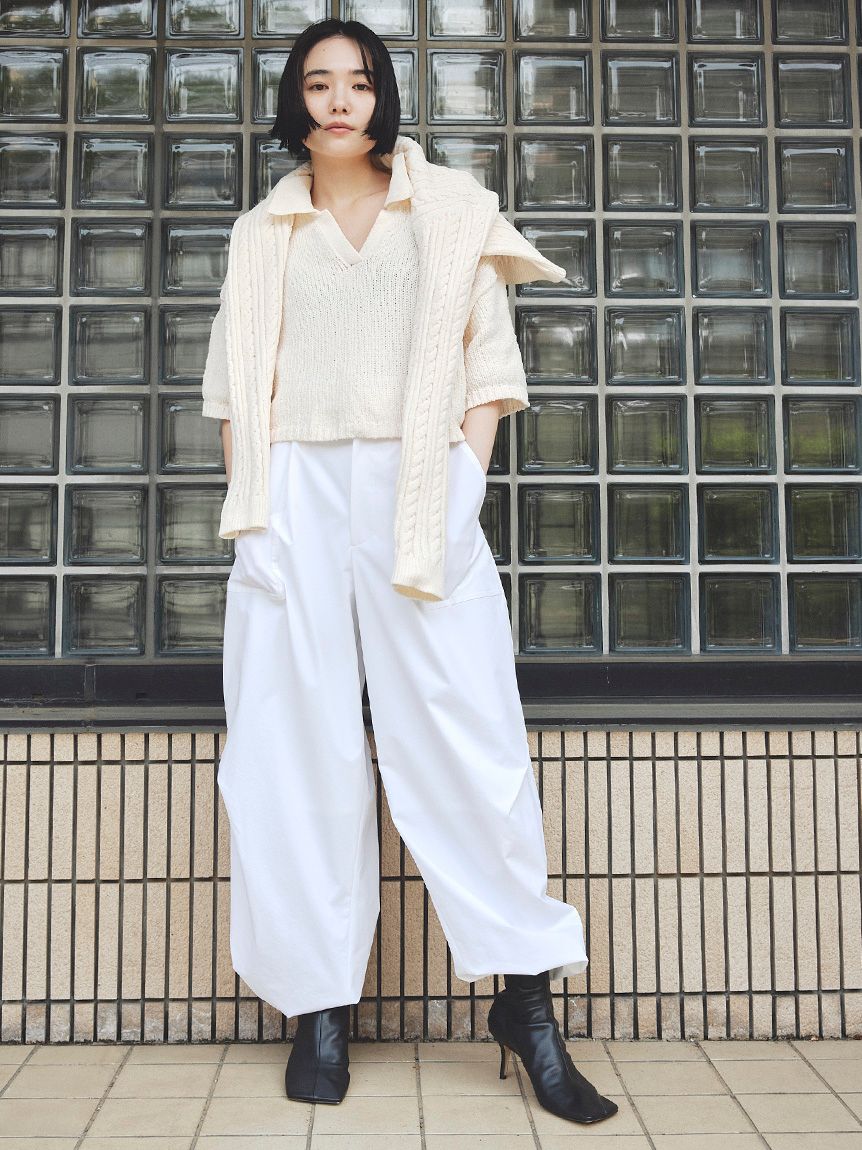 バックラップバレルパンツ(パンツ)｜パンツ｜MIESROHE