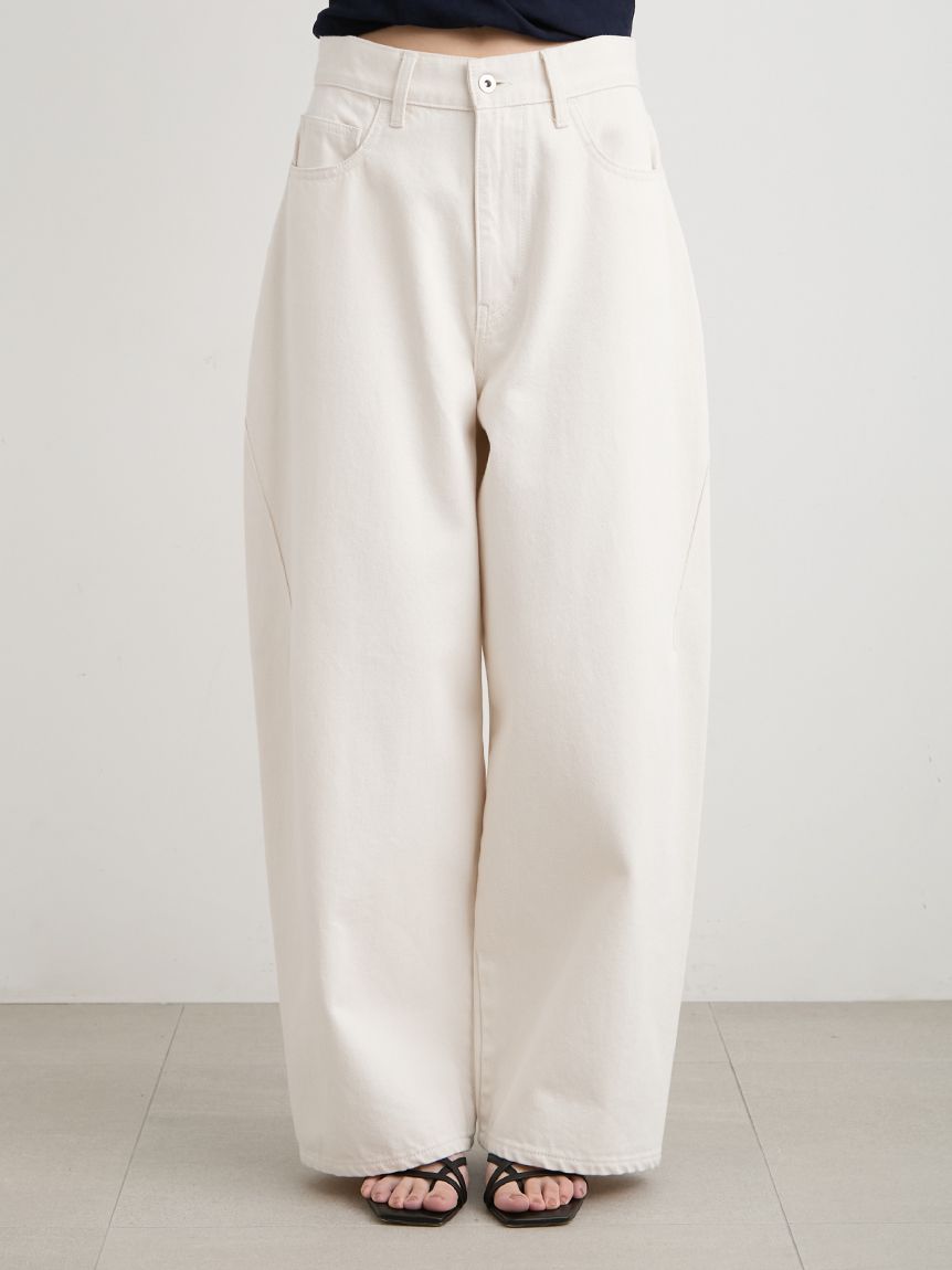 ハイフォルムコクーンデニム(デニムパンツ)｜パンツ｜MIESROHE