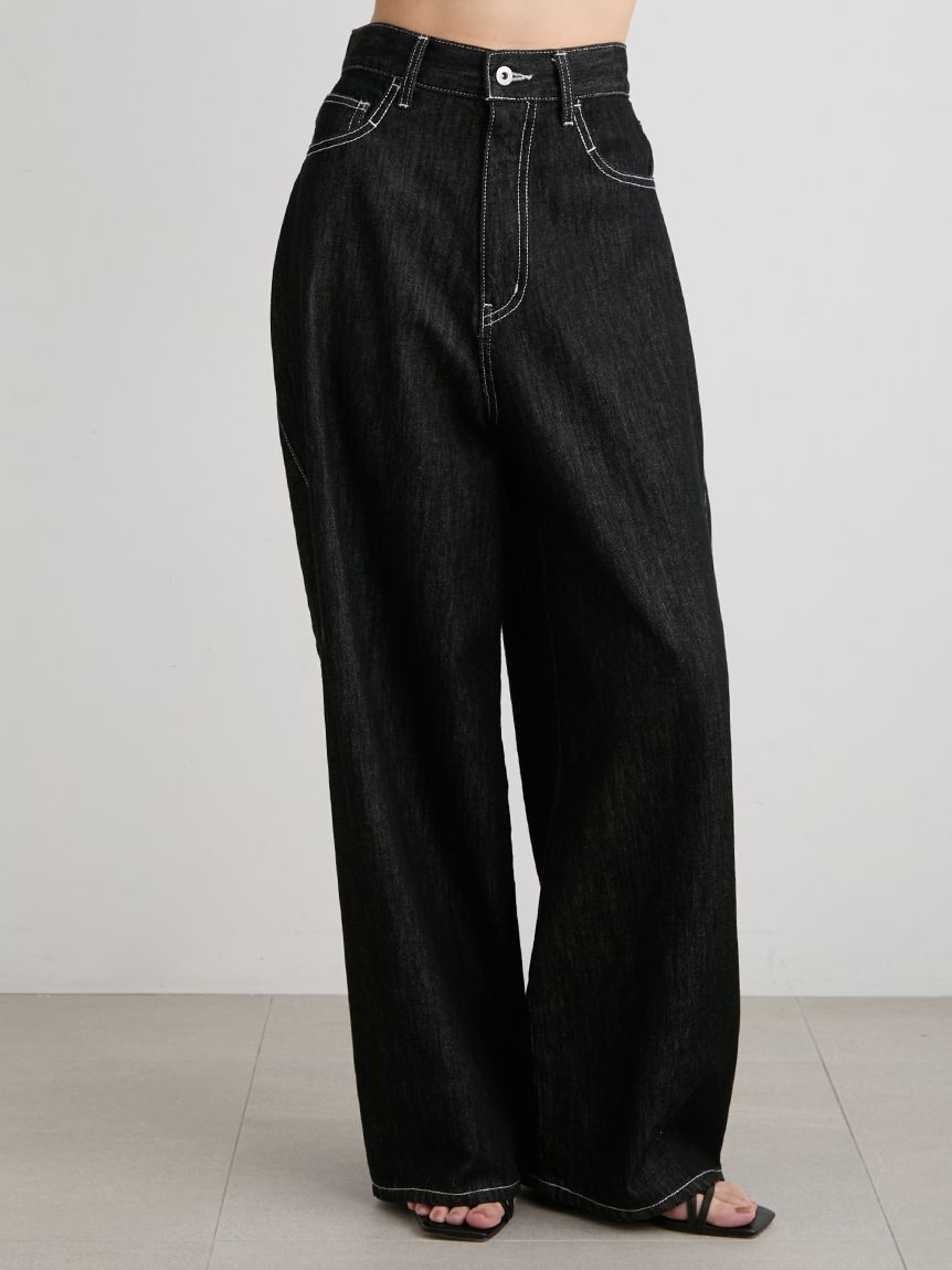 ハイフォルムコクーンデニム(デニムパンツ)｜パンツ｜MIESROHE