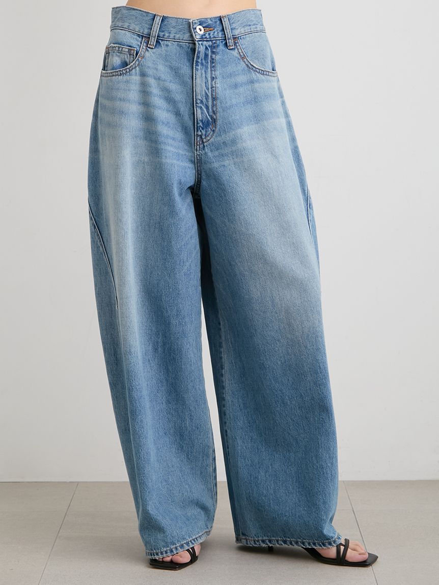 ハイフォルムコクーンデニム(デニムパンツ)｜パンツ｜MIESROHE