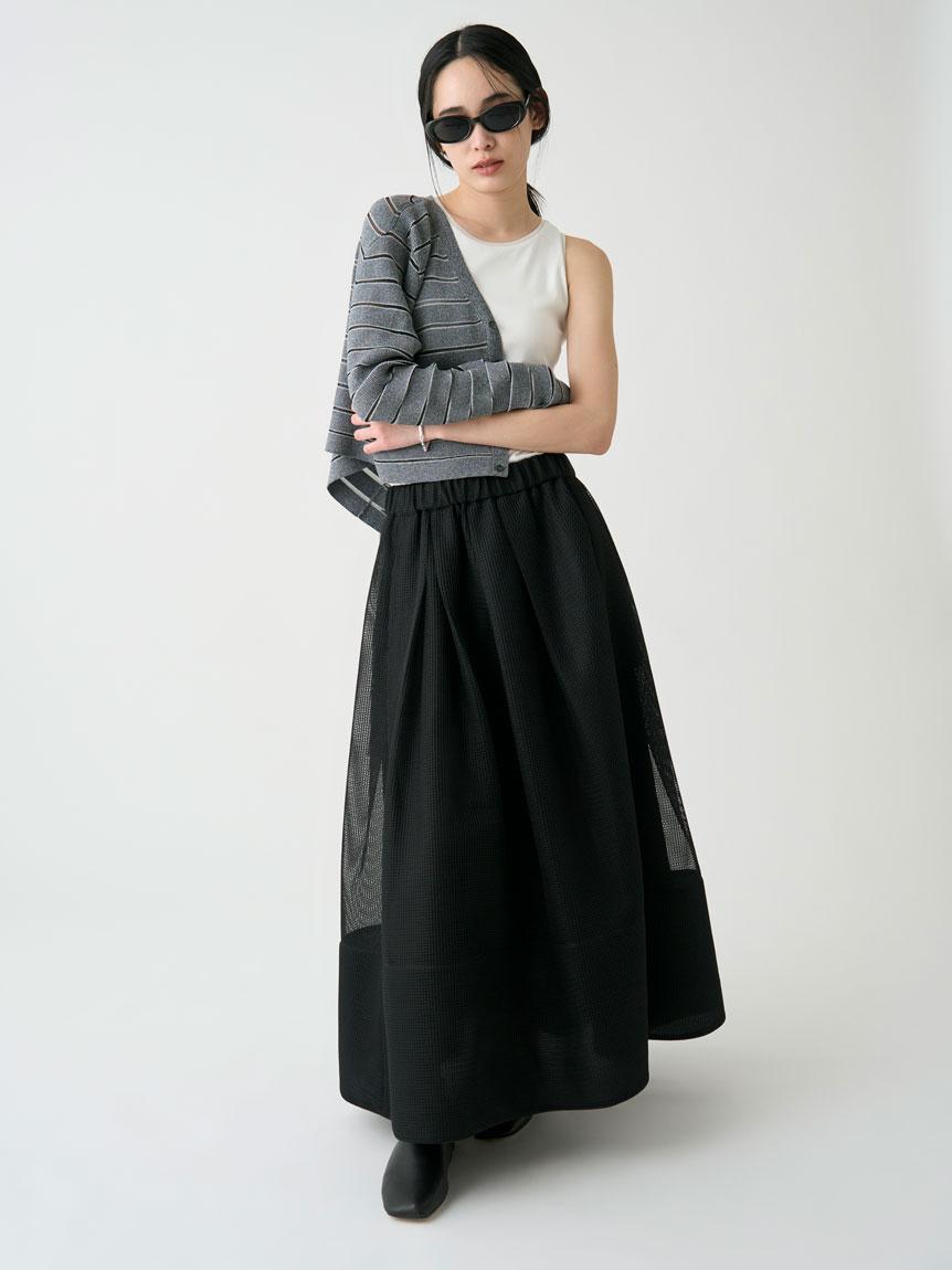 RNA｜ヘムボリュームナイロンスカート | Rakuten Fashion(楽天