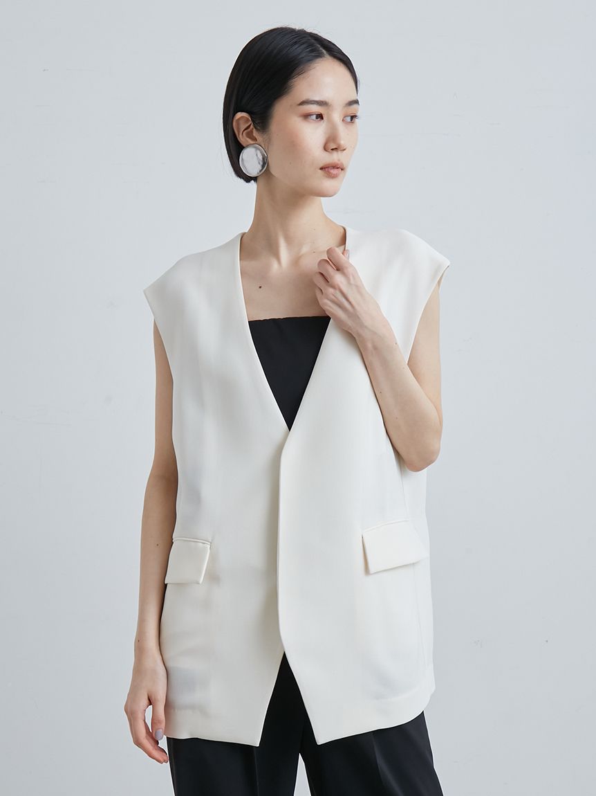 マニッシュオーバーサイズベスト(ベスト)｜アウター｜MIESROHE  