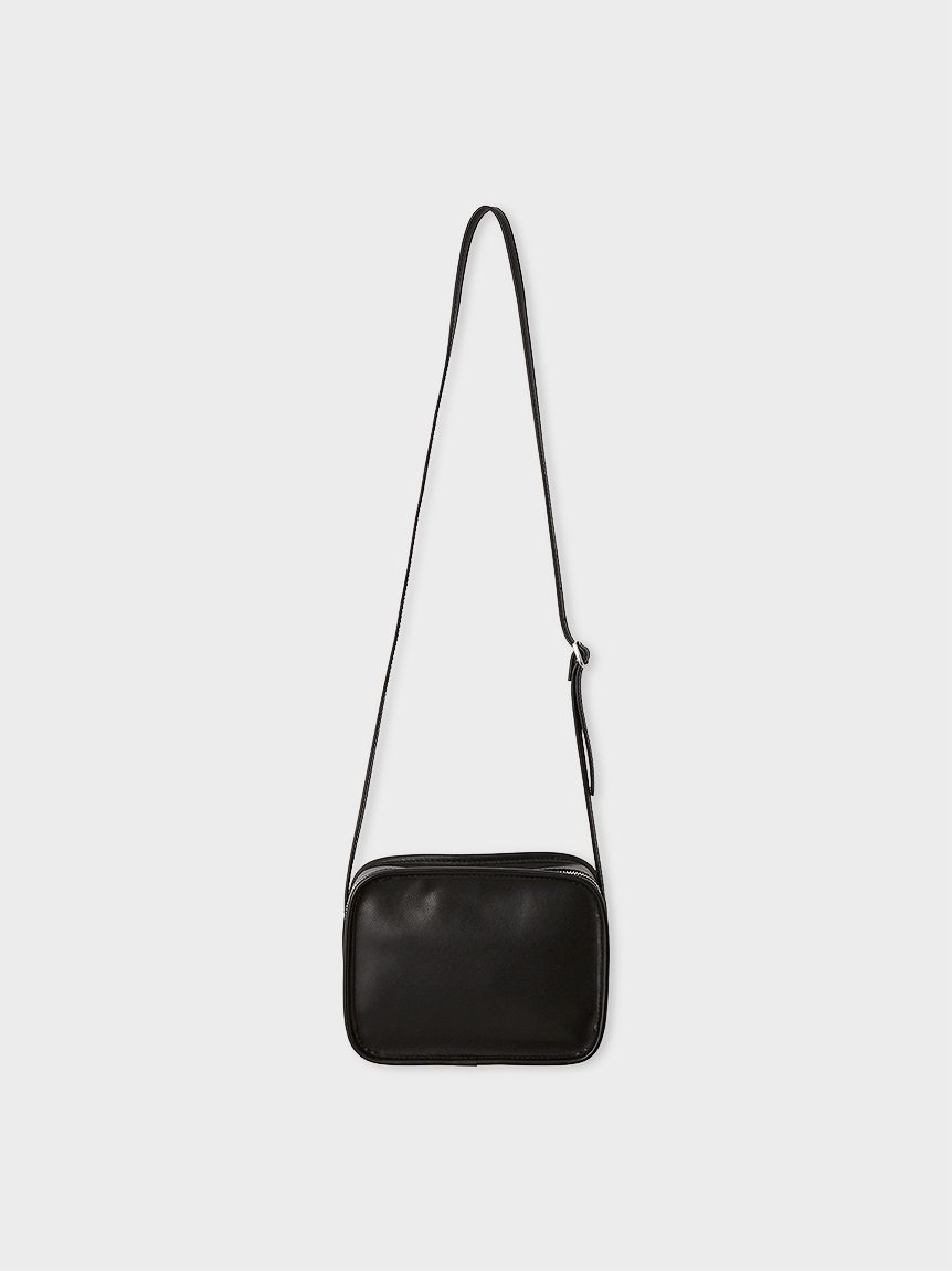 MIESROHE ／ SQUARE LEATHER BAG BLACK スクエアレザーショルダーバッグ(ショルダーバッグ)｜グッズ｜MIESROHE