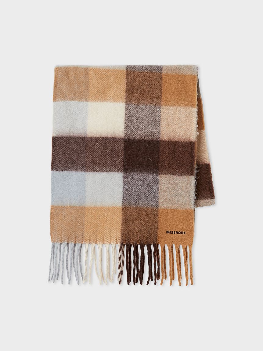新品☆ミセス若井くん着用☆MIESROHEブロックチェックマフラー ブロックチェックストール(ストール・マフラー)｜ファッション雑貨