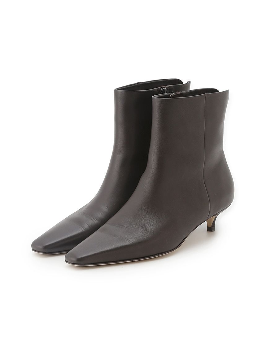 バックスリットショートブーツ