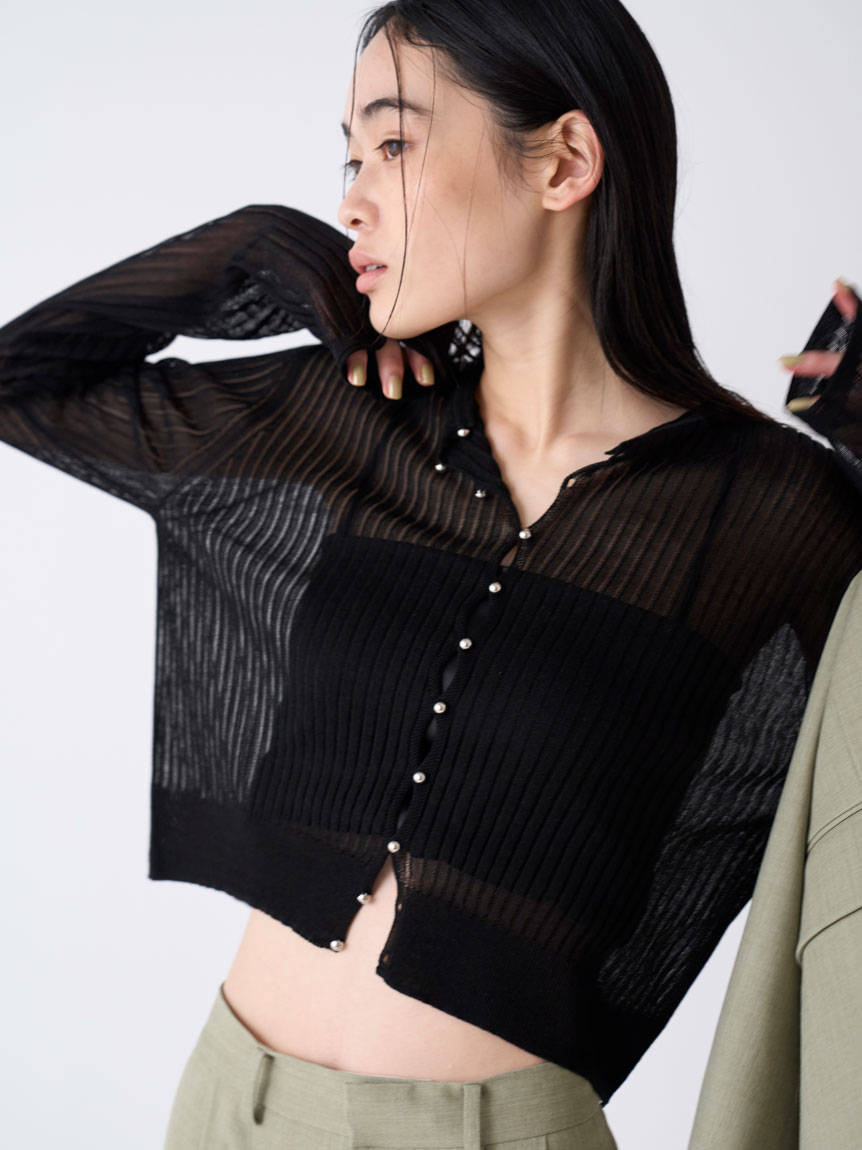 ストライプ ニットカーディガン - マルチカラ― | ZARA Japan / 日本