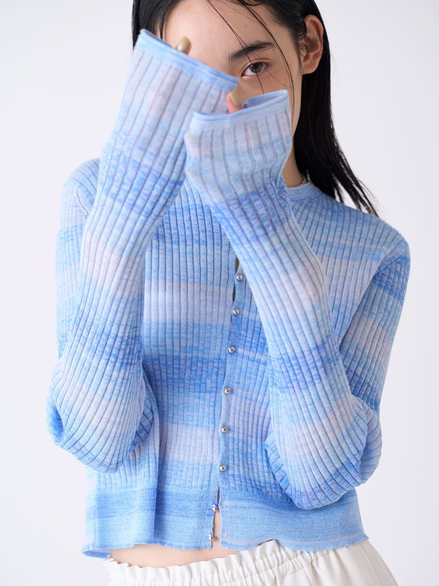 ストライプ ニットカーディガン - マルチカラ― | ZARA Japan / 日本