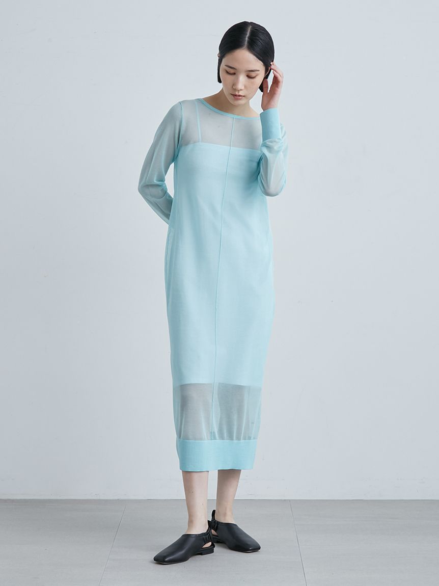 【美品】MIESROHE　sustainableオーバルシアーニットTOPS　白 トップス | MIESROHE（ミースロエ） | ファッション通販｜ウサギ