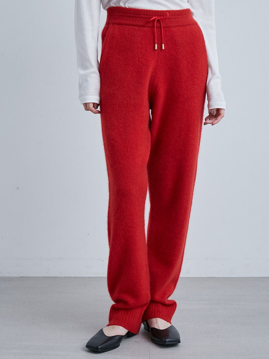 molli モリ ニット ワイドパンツ M molli モリ ニット ワイドパンツ M