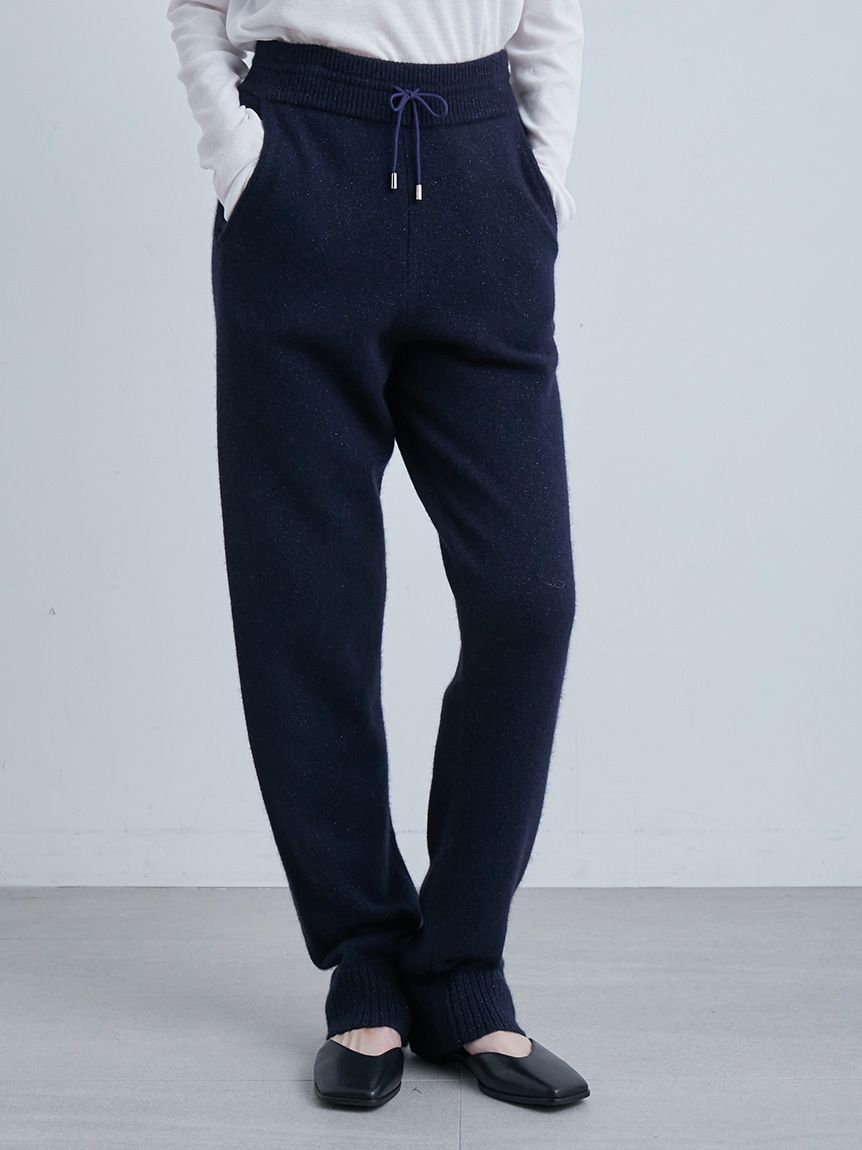 molli モリ ニット ワイドパンツ M molli モリ ニット ワイドパンツ M