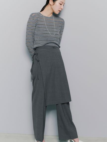 MIESROHEシアーワイドＴニット金子綾着用　ホワイト（タグ付き) すべてのカテゴリ1/23（木）金子綾さんIGLご紹介商品｜MIESROHE