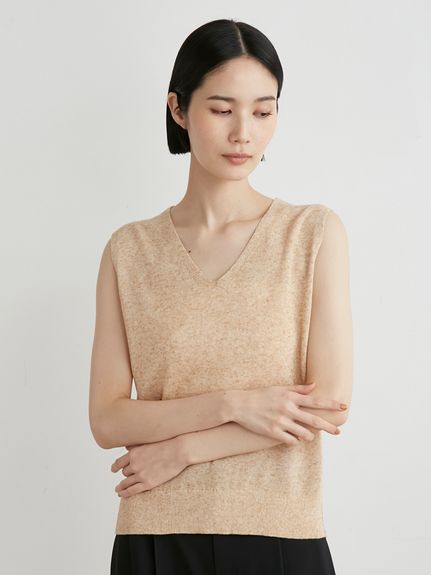 MIESROHE（ミースロエ）モヘアローゲージニットベスト