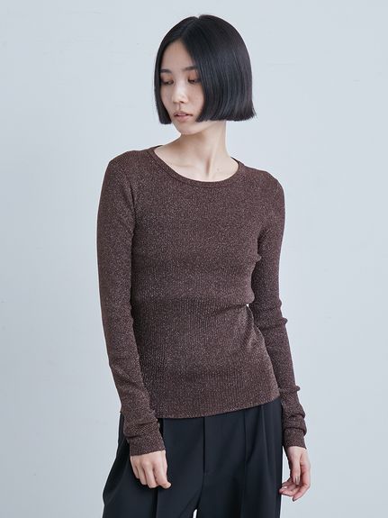 シアーリブクルーネックNT(ニット)｜トップス｜MIESROHE