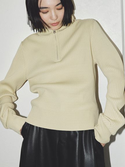 MIESROHE ミースロエ　バックジップデザイントップス　カットソー カットソー｜MIESROHE（ミースロエ）公式サイト