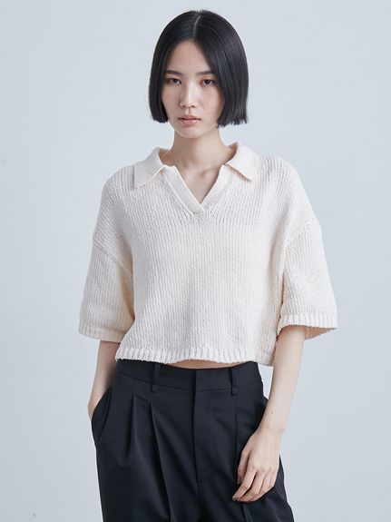 【新品未使用】【匿名配送】ミースロエ　ツイスト長袖トップス　ホワイト The White Lounge Long Sleeve T-shirt | TOoKA BASE