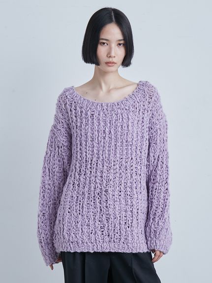 ローゲージハンド畦ニット(ニット)｜トップス｜MIESROHE（ミースロエ