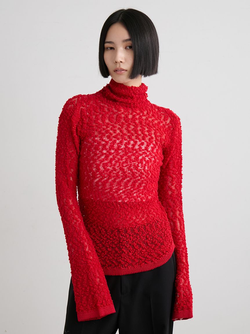 ループヤーンタートルニット(ニット)｜トップス｜MIESROHE（ミースロエ