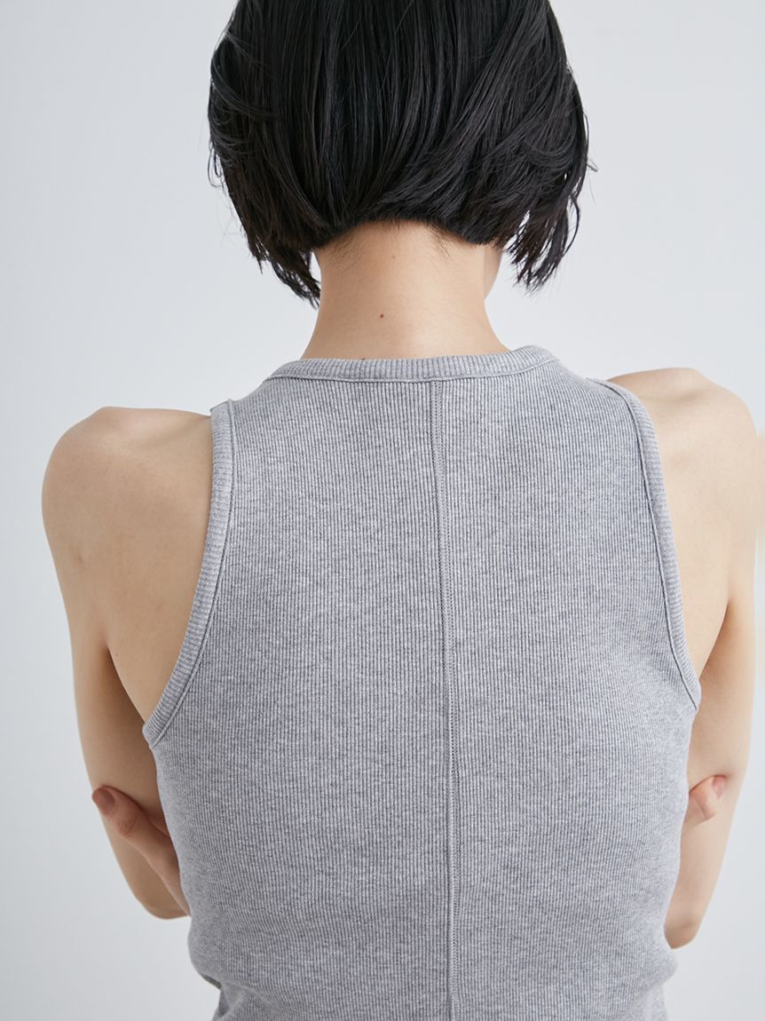 カップ付きリブテレコTOPS(カットソー)｜トップス｜MIESROHE  