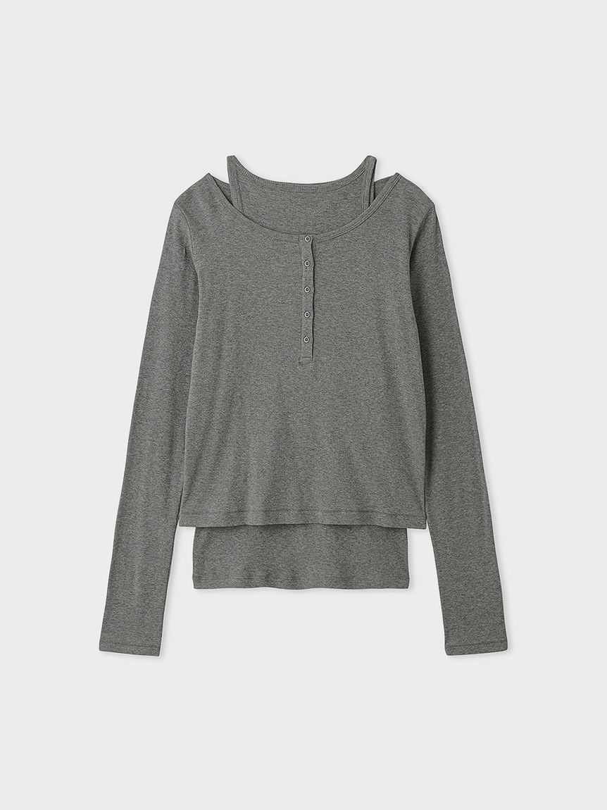 シアーレイヤードTOPS(カットソー)｜トップス｜MIESROHE