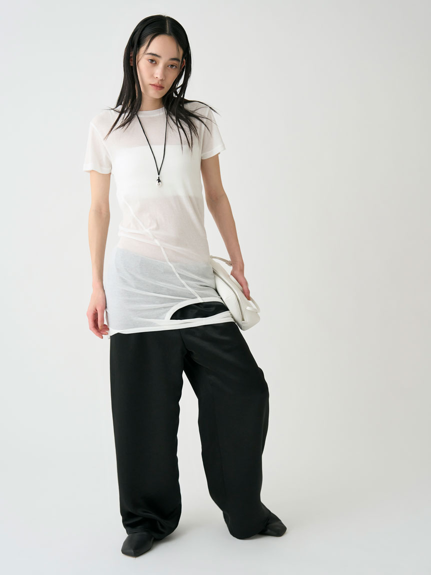 ツイストレイヤードT(Tシャツ)｜トップス｜MIESROHE（ミースロエ