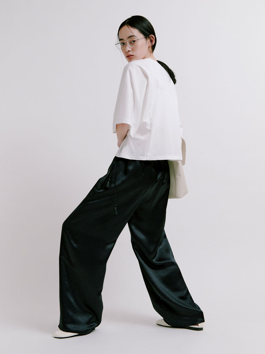 強撚ワイドカットTOPS(カットソー)｜トップス｜MIESROHE