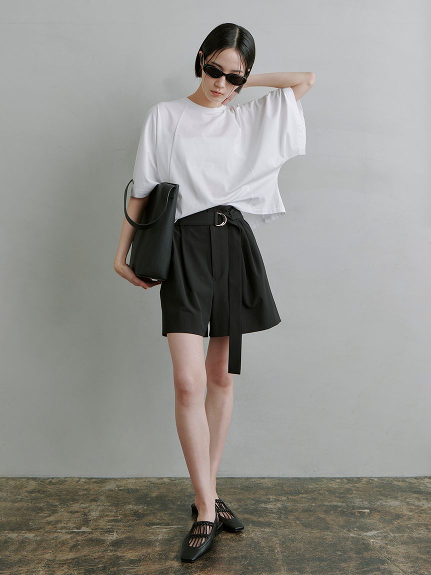 強撚ワイドカットTOPS(カットソー)｜トップス｜MIESROHE