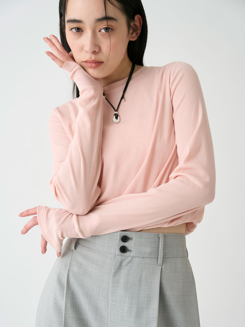 ツイスト長袖トップス(カットソー)｜トップス｜MIESROHE