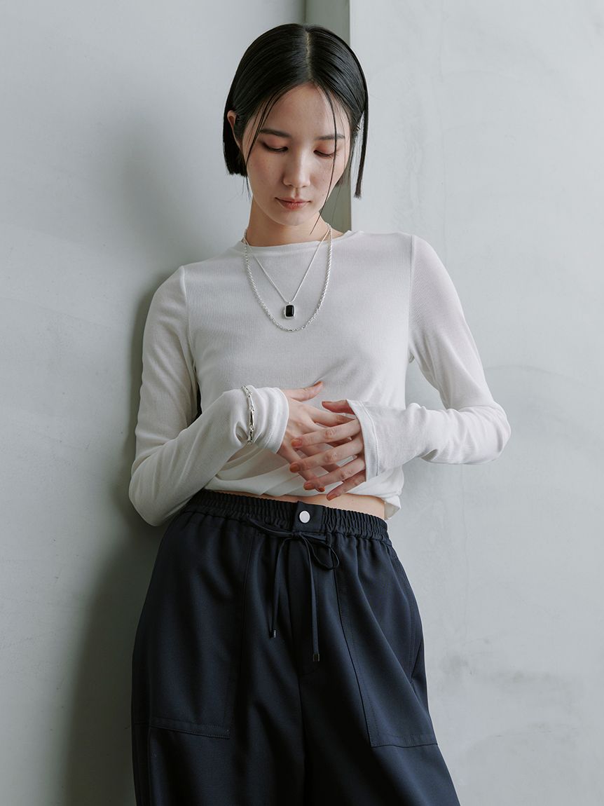 MIESROHE ツイスト長袖トップス MIESROHE｜ツイスト長袖トップス | Rakuten Fashion(楽天