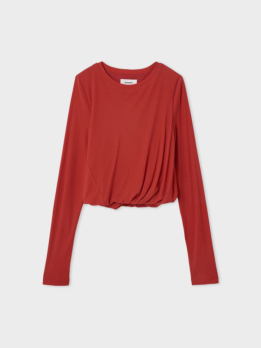 【新品タグ付き】ミースロエ ツイスト長袖トップス MIESROHE｜ツイスト長袖トップス | Rakuten Fashion(楽天