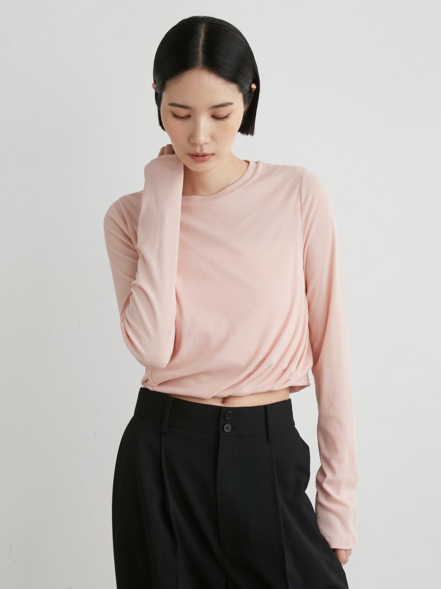 ツイスト長袖トップス(カットソー)｜トップス｜MIESROHE