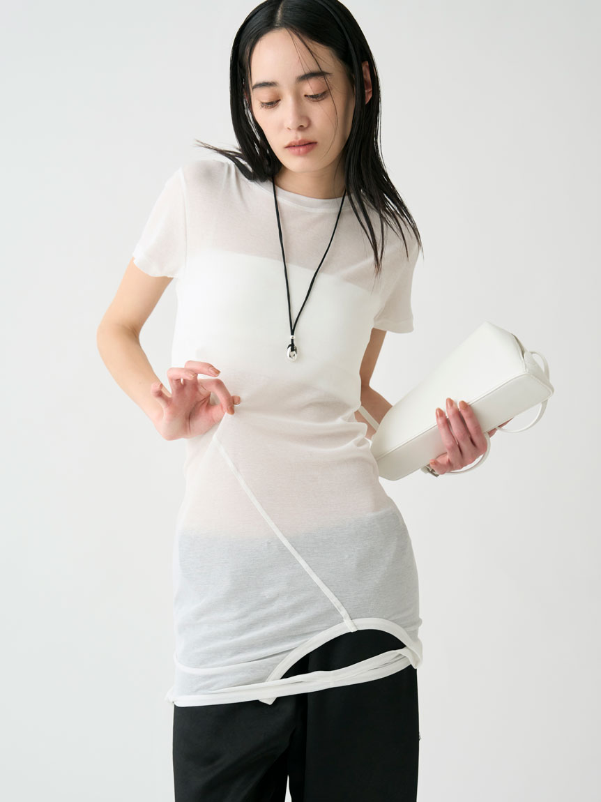 サテンベアトップ(トップス)｜トップス｜MIESROHE（ミースロエ