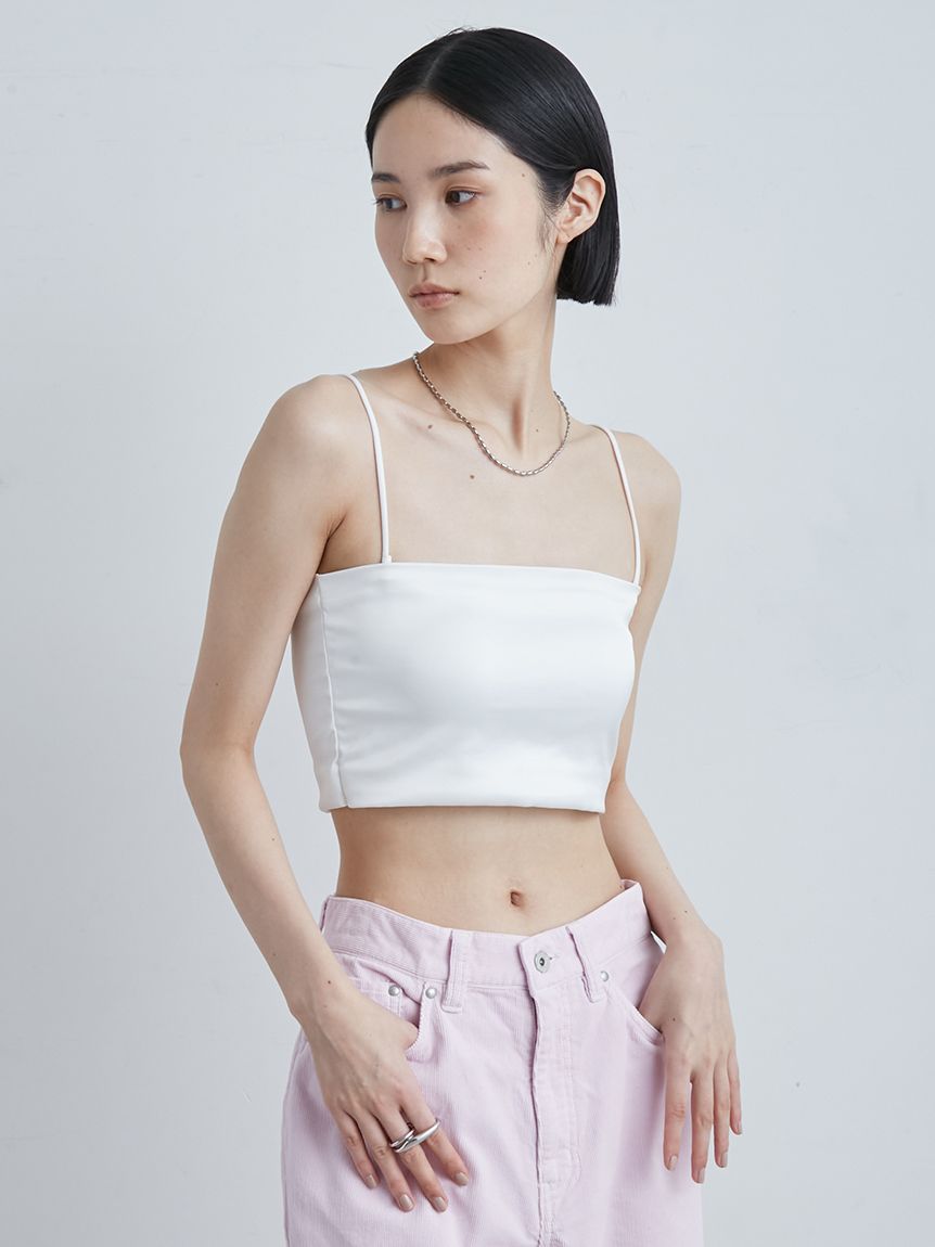 rokh ベアトップ SLY | PHOTO PRINT BARE トップス (ベアトップ ) |SHEL'TTER