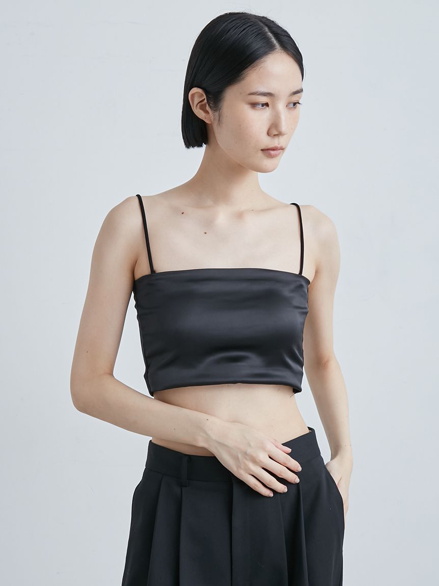 サテンベアトップ(トップス)｜トップス｜MIESROHE（ミースロエ