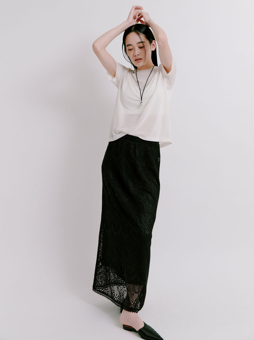 シアーベロアコンパクトT(Tシャツ)｜トップス｜MIESROHE（ミースロエ