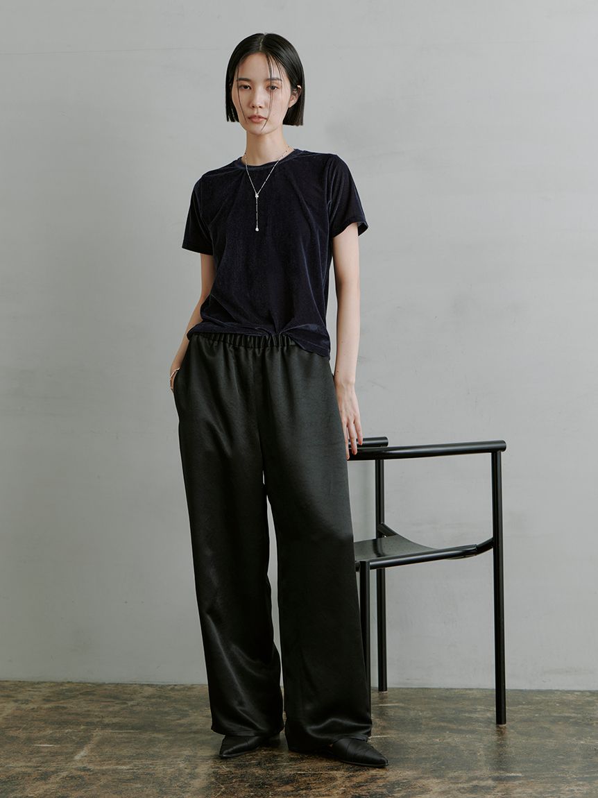 値引き! タグ付き MIESROHE シアーベロアコンパクトT シアーベロアコンパクトT(Tシャツ)｜トップス｜MIESROHE