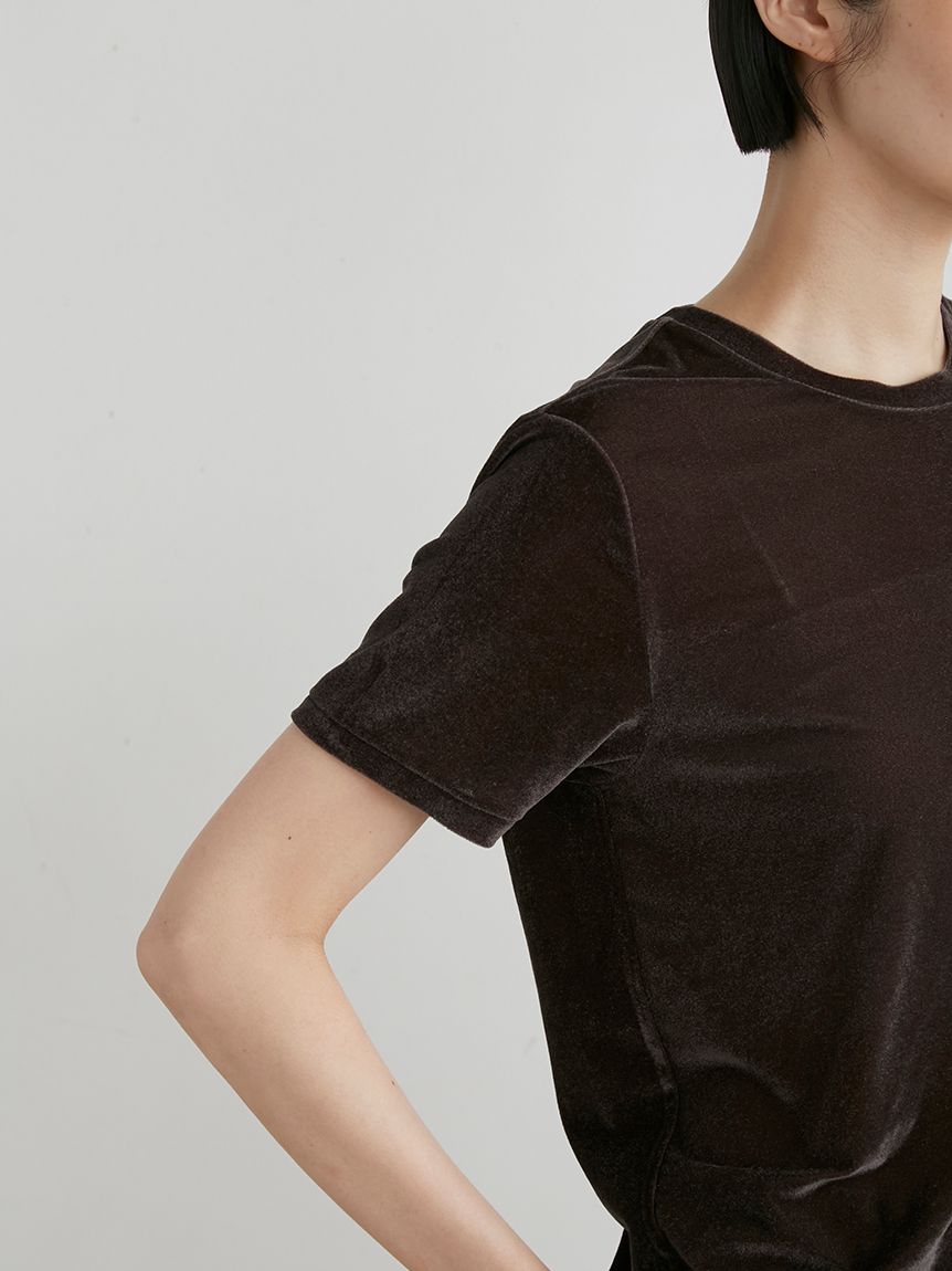 シアーベロアコンパクトT(Tシャツ)｜トップス｜MIESROHE（ミースロエ