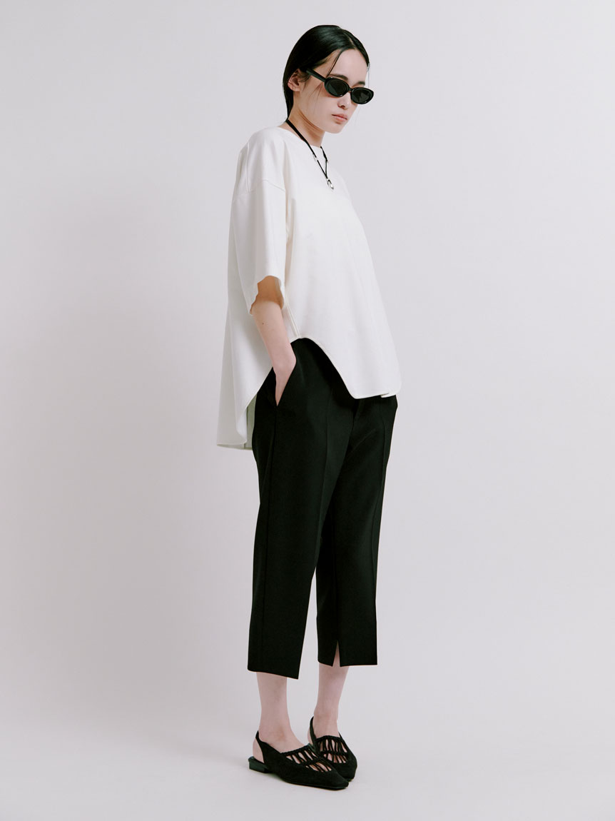 【新品未使用】MIESROHE サテン切り替えカットソー MIESROHE｜サテン切り替えカットソートップス | Rakuten Fashion